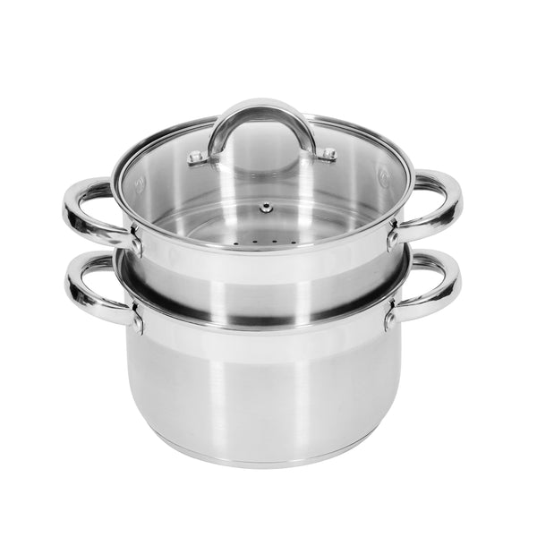 Ensemble de 15 casseroles en acier inoxydable