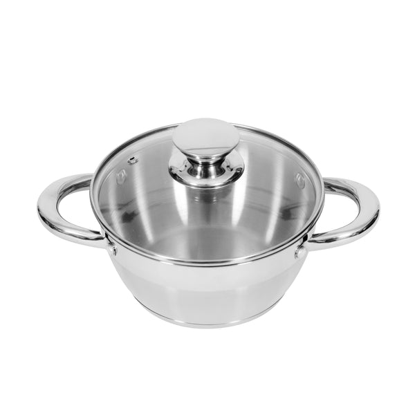 Ensemble de 6 casseroles en acier inoxydable