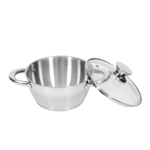 Ensemble de 6 casseroles en acier inoxydable