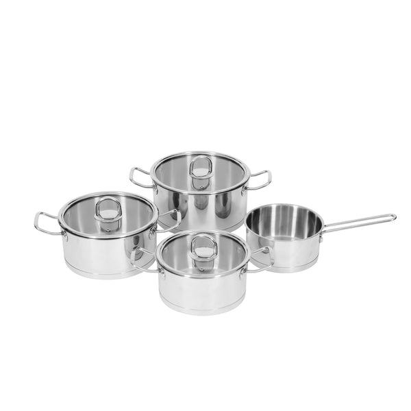 Ensemble de 7 casseroles en acier inoxydable