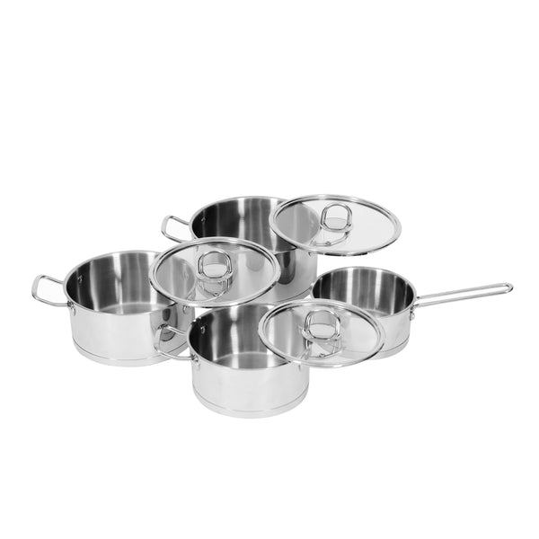 Ensemble de 7 casseroles en acier inoxydable