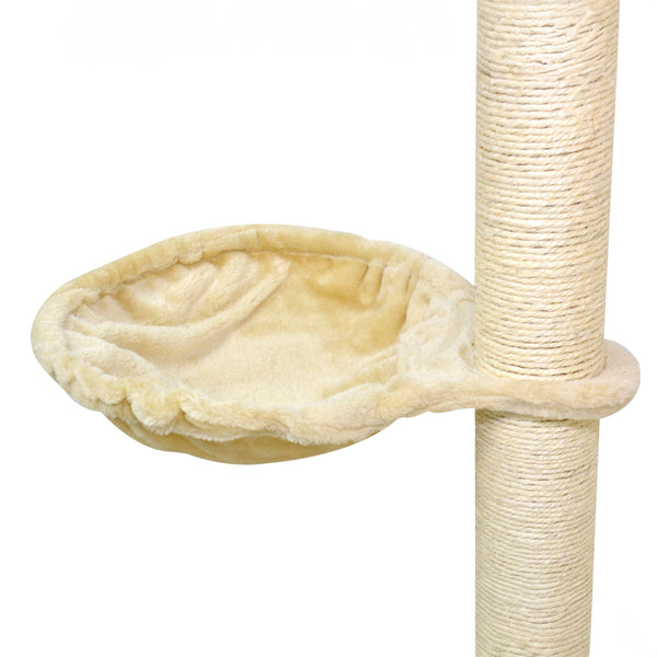 2x Körbchen für Katzenbaum beige 40 cm