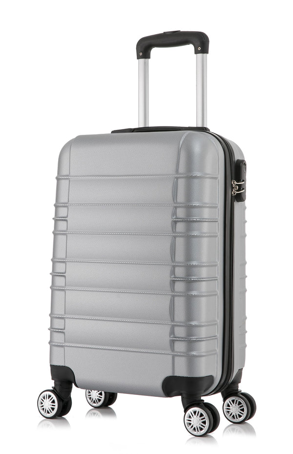 Reisekoffer Hartschalenkoffer 4er SET silber