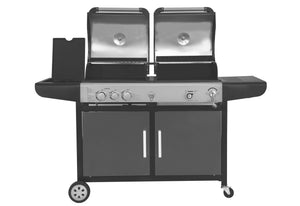 BBQ Kombigrill, Gas und Holzkohle