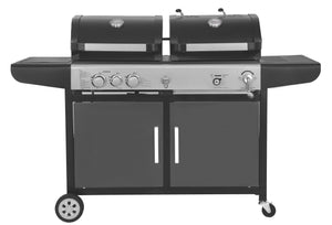 BBQ Kombigrill, Gas und Holzkohle