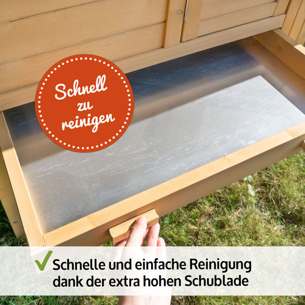 Komfort Hühnerhaus Hühnerstall mit Nistkasten