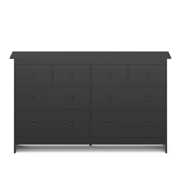 Kommode ADALIE 8 Schubladen 160 x 96 cm schwarz