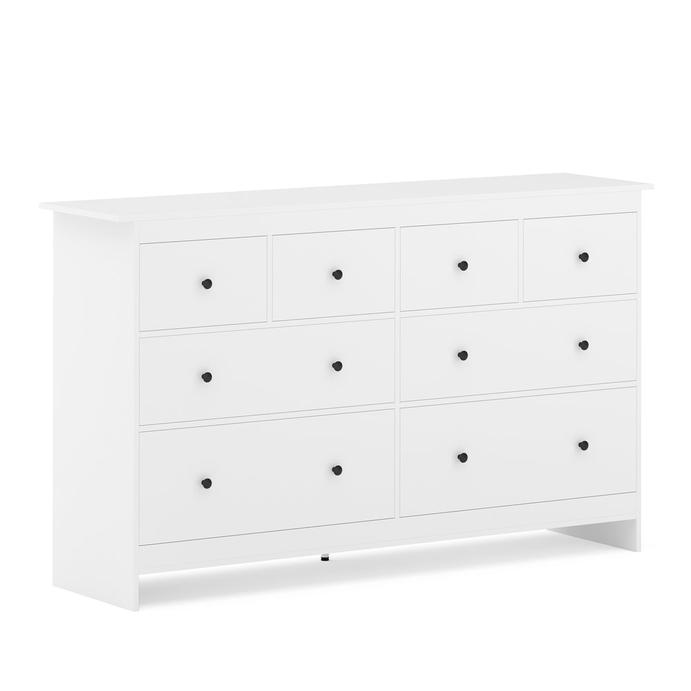 Cassettiera ADALIE con 8 cassetti, 160 x 96 cm, bianco