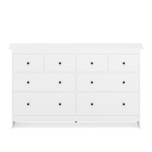 Kommode ADALIE 8 Schubladen 160 x 96 cm weiss