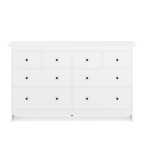 Kommode ADALIE 8 Schubladen 160 x 96 cm weiss