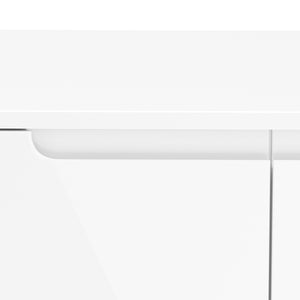 Sideboard AVILA 2 Türen 100 x 80 cm Hochglanz weiss