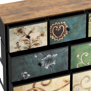 Kommode Vintage FIORELLA 9 Schubladen 100 x 100 cm