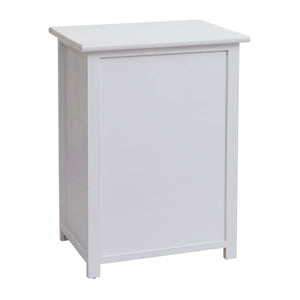 Kommode JAM-K83 Nachttisch FSC-zertifiziert weiss Polyrattan