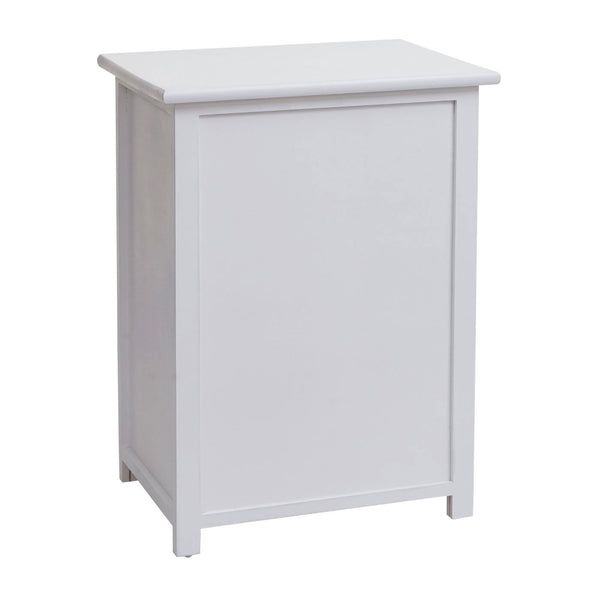 Kommode JAM-K83 Nachttisch FSC-zertifiziert weiss Polyrattan