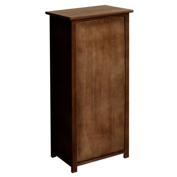 Kommode JAM-K84 mit Körben Holz FSC natur Körbe dunkelbraun