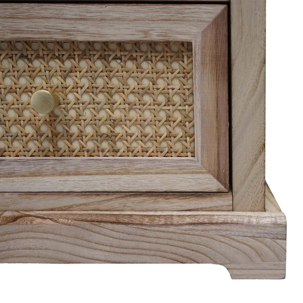 Kommode JAM-K87 FSC-zertifiziert Rattan 63x40x28cm