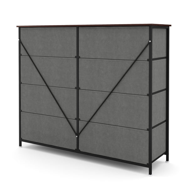 Kommode MIKA 120 x 100 cm anthrazit