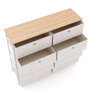 Kommode MIKA 120 x 100 cm beige