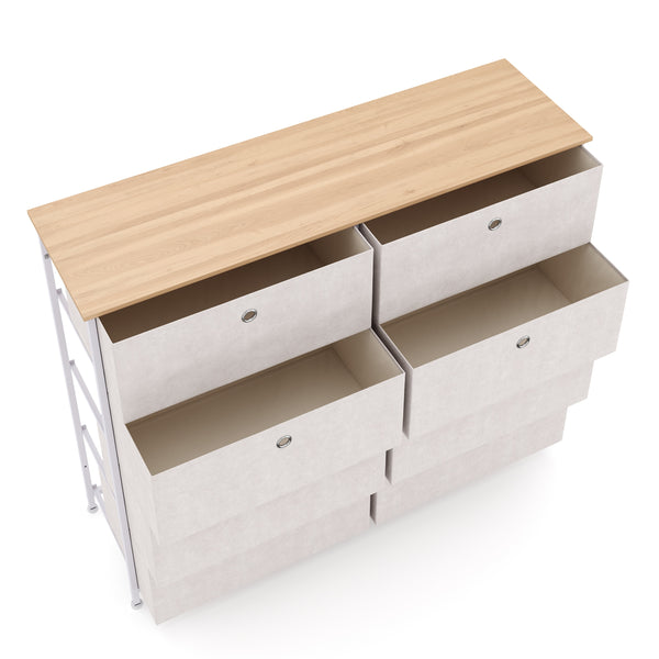 Kommode MIKA 120 x 100 cm beige
