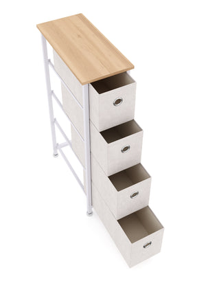 Kommode MIKA 20 x 72.5 cm beige