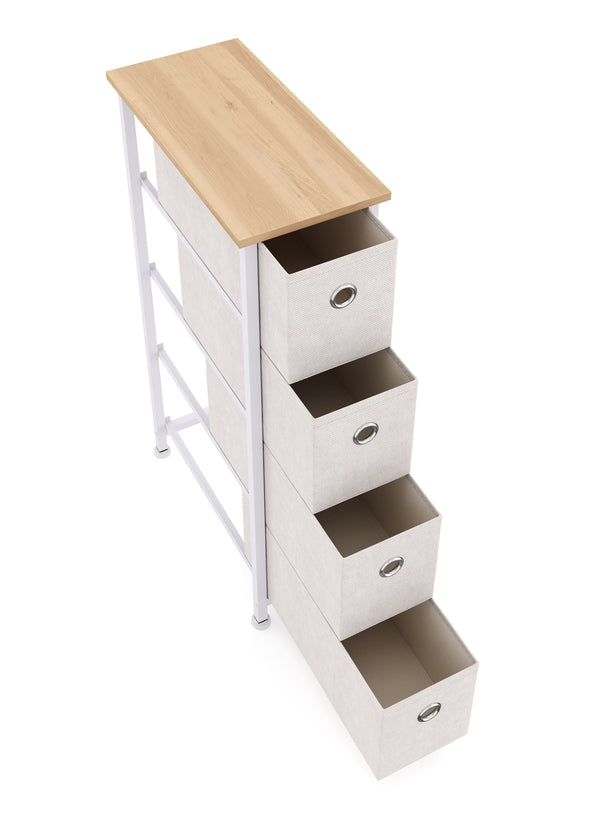 Kommode MIKA 20 x 72.5 cm beige