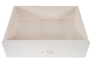 Kommode Malmö Nachttisch 59x40x30cm Schublade weiss