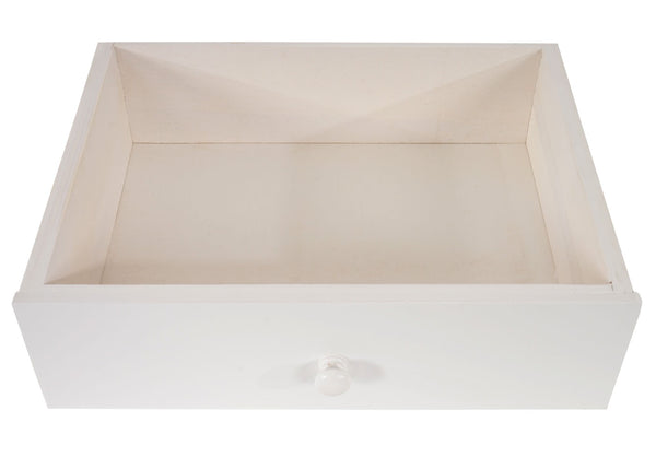 Kommode Malmö Nachttisch 59x40x30cm Schublade weiss