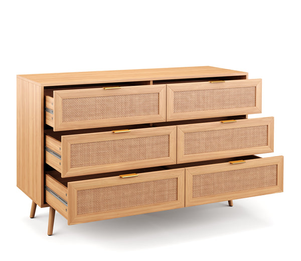 Kommode Holz ARNO 6 Schubladen