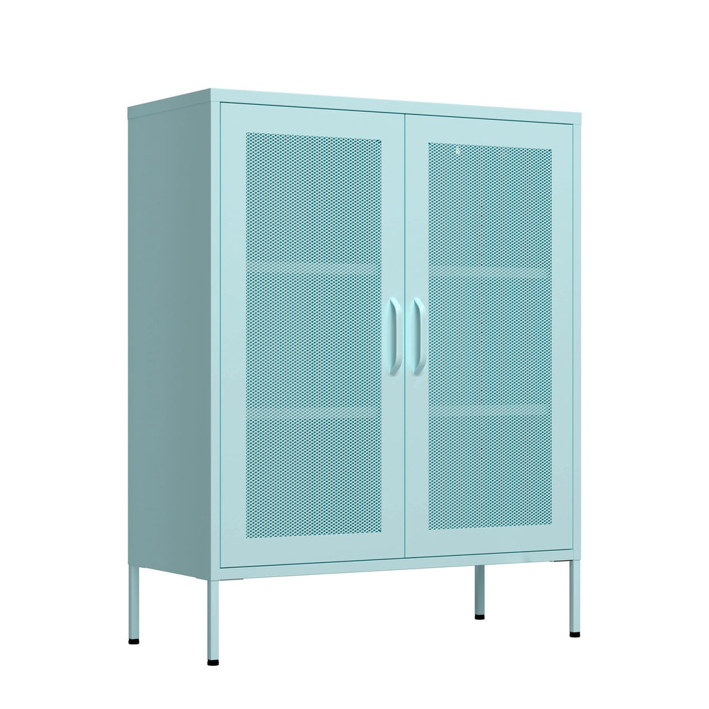 Cassettiera in metallo BRANDO 80 x 101 cm menta