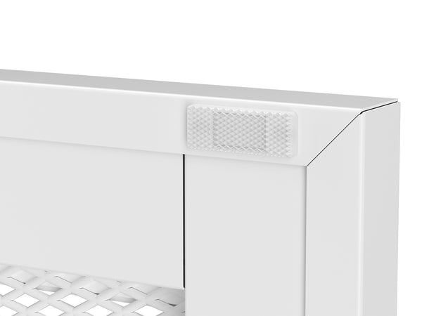 Kommode Metall BRANDO 80 x 101 cm weiss