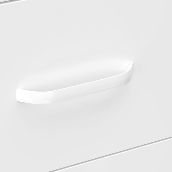 Kommode Metall KLAUS 3 Schubladen 42 x 101 cm weiss