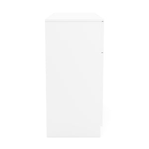 Kommode SENA 2 Schubladen 2 Türen 120 x 84 cm weiss
