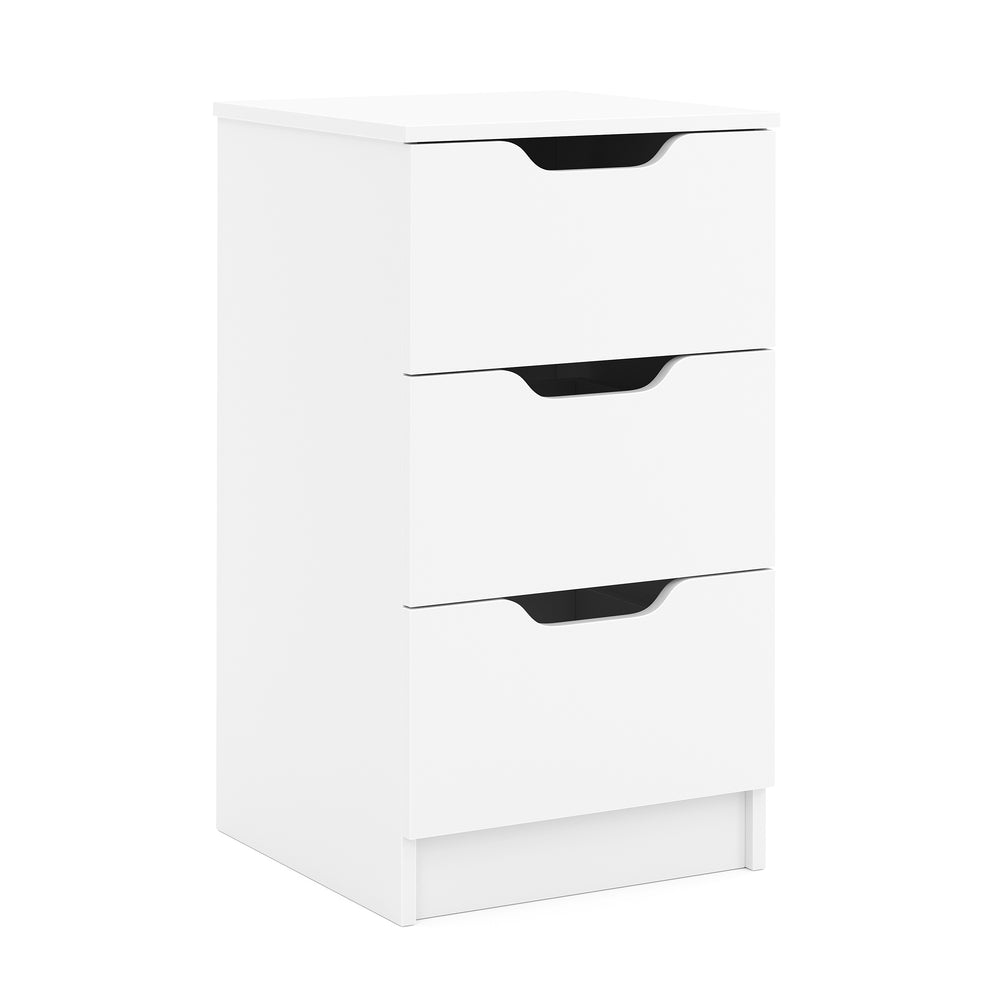 Kommode SENA 3 Schubladen 40 x 71 cm weiss