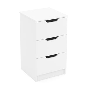 Kommode SENA 3 Schubladen 40 x 71 cm weiss