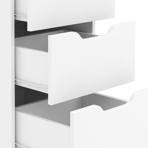 Kommode SENA 3 Schubladen 40 x 71 cm weiss