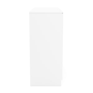 Kommode SENA 4 Schubladen 2 Türen 122 x 92 cm weiss