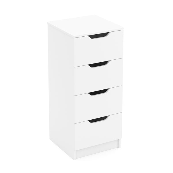 Kommode SENA 4 Schubladen 40 x 92 cm weiss