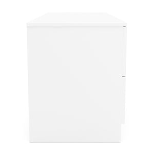 Kommode SENA 6 Schubladen 120 x 50 cm weiss