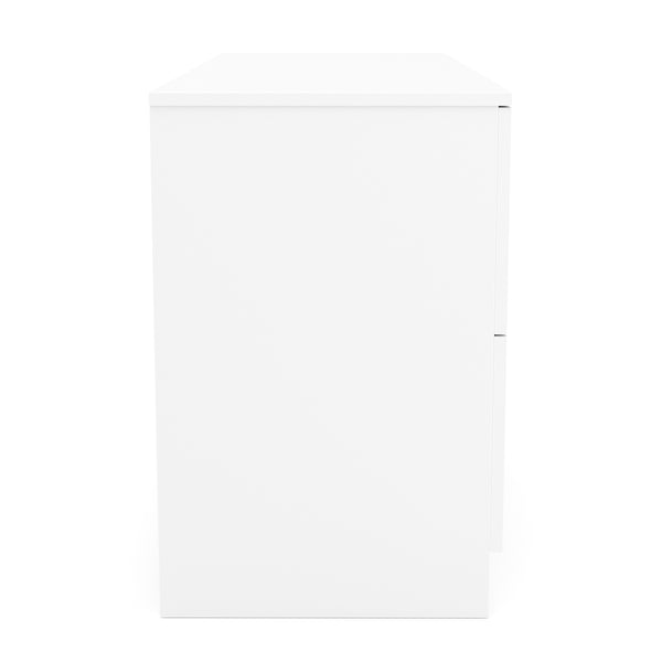 Kommode SENA 6 Schubladen 122 x 61 cm weiss