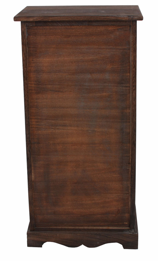 Kommode Schrank 81x40x32cm Vintage ~ braun