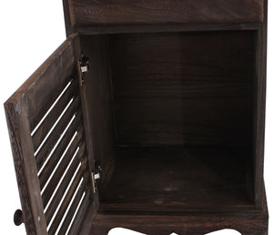 Kommode Schrank 81x40x32cm Vintage ~ braun