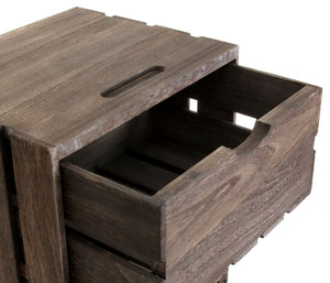 Kommode, Schubladenkommode, Shabby-Look Vintage ~ braun