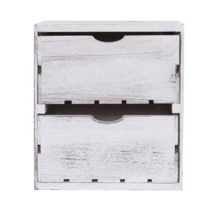 Kommode Shabby-Look Vintage weiss