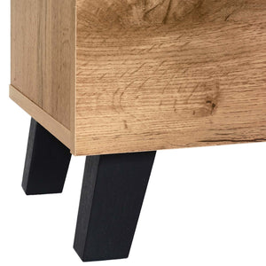 Kommode Sideboard Anrichte Highboard 2 Türen 88x80x34cm Natur