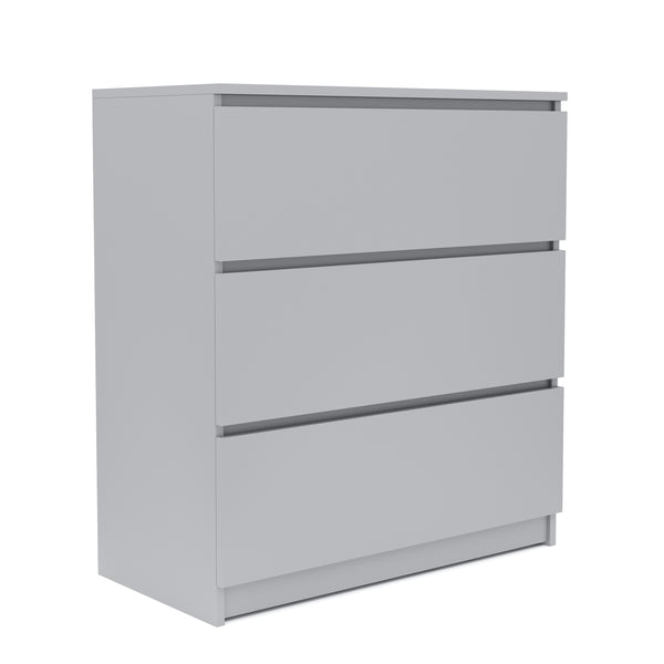 Kommode TALA 3 Schubladen 70 x 77 cm grau