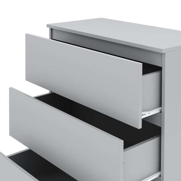 Kommode TALA 3 Schubladen 70 x 77 cm grau
