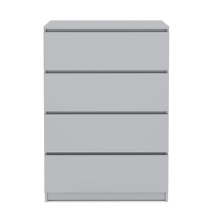 Kommode TALA 4 Schubladen 70 x 100 cm grau