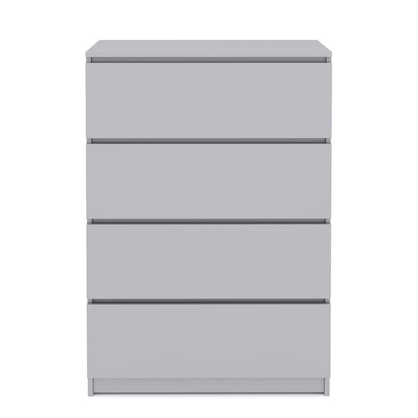 Kommode TALA 4 Schubladen 70 x 100 cm grau