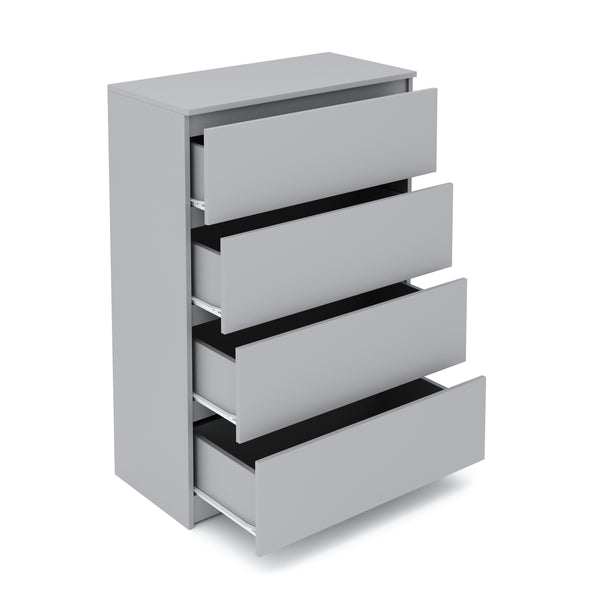Kommode TALA 4 Schubladen 70 x 100 cm grau