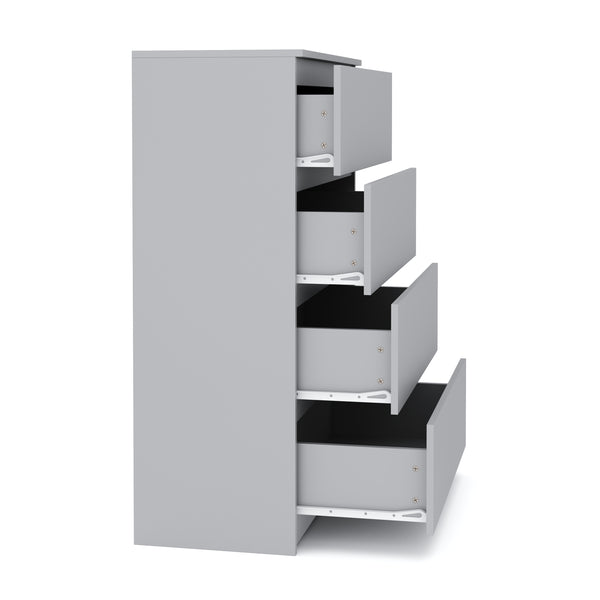Kommode TALA 4 Schubladen 70 x 100 cm grau